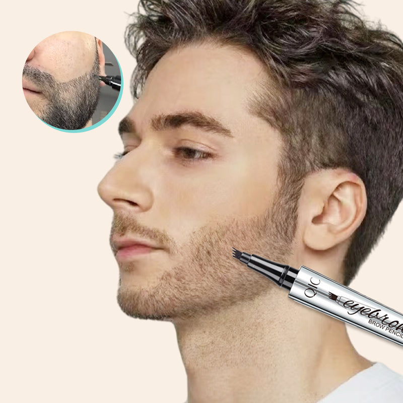 ✨🧔 PERO NA VOUSY A OBOČÍ SE ČTYŘMI HROUBKAMI – REALISTICKÉ, VODĚODOLNÉ A TRVANLIVÉ! ✨🧔