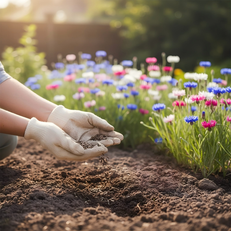 🌸 Semená chrpy – Neustále kvitnúca kvetinová krása od jari až po zimu 🌿