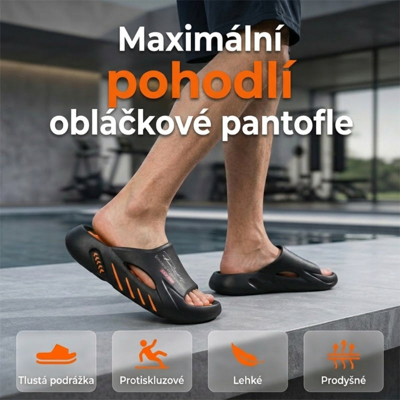 🔥Horká nabídka 2026 🔥Pánské pantofle s protiskluzovou silnou podrážkou