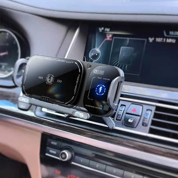 📱🚗 Otočný držiak telefónu do auta s rýchlym nabíjaním