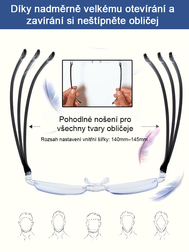 Nemecké inteligentné okuliare Autofocus Progres™ 👓 | Filter modrého svetla 🔵 | Akcia 1+1 ZADARMO ✨