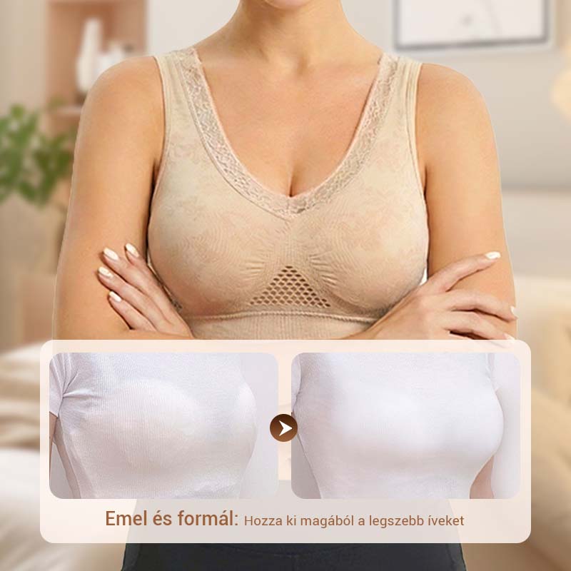 1 + 3 zadarmo – Bezdrôtová čipkovaná podprsenka poskytujúca vysokú oporu pre ženy – Skladom, platba pri prevzatí 💖👙