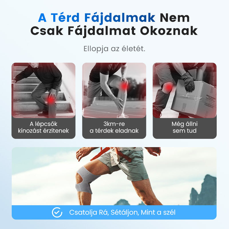 【M–XL】🏃‍♂️Nastaviteľná kolenná ortéza na posilňovanie pri športe