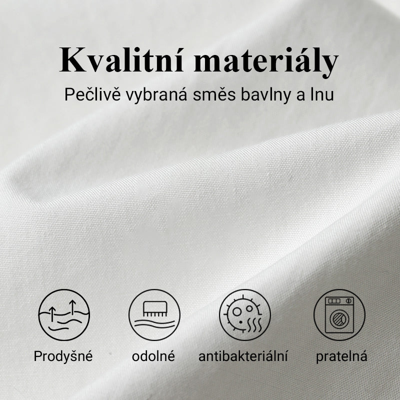 🌼Dámské bavlněné a lněné šaty s kulatým výstřihem a potiskem