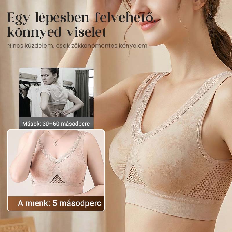 1 + 3 zadarmo – Bezdrôtová čipkovaná podprsenka poskytujúca vysokú oporu pre ženy – Skladom, platba pri prevzatí 💖👙