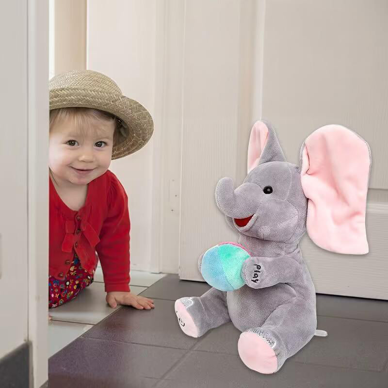 🐘Roztomilá plyšová hračka slon na schovávanou