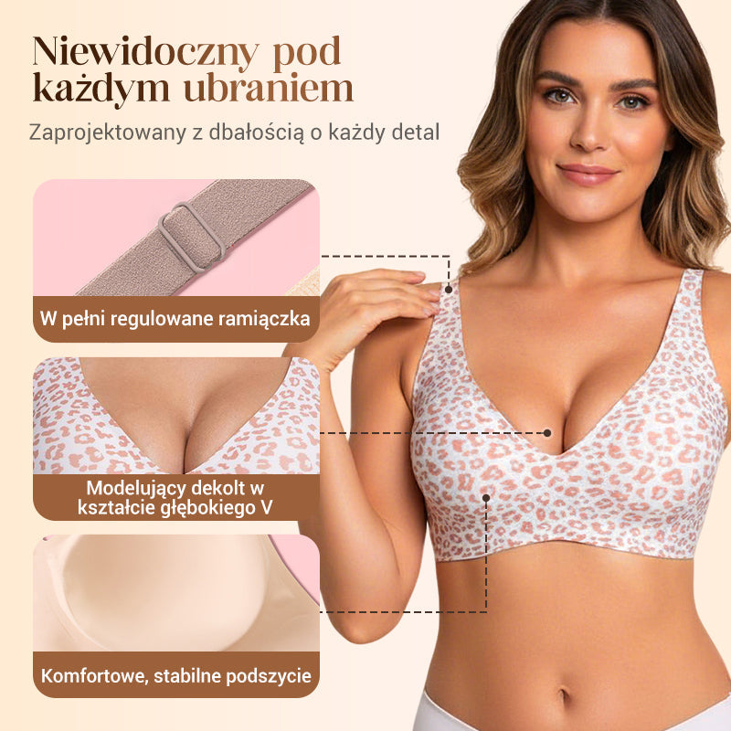 Bezšvové, pohodlné push-up podprsenky pre ženy, pre hlboký výstrih, na každodenné nosenie