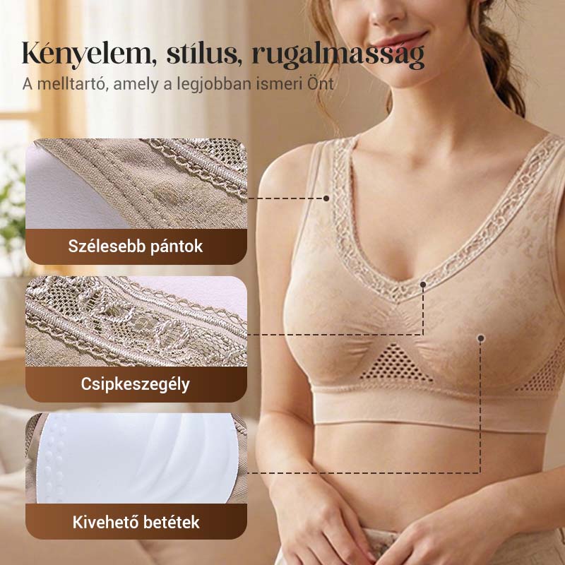 1 + 3 zadarmo – Bezdrôtová čipkovaná podprsenka poskytujúca vysokú oporu pre ženy – Skladom, platba pri prevzatí 💖👙