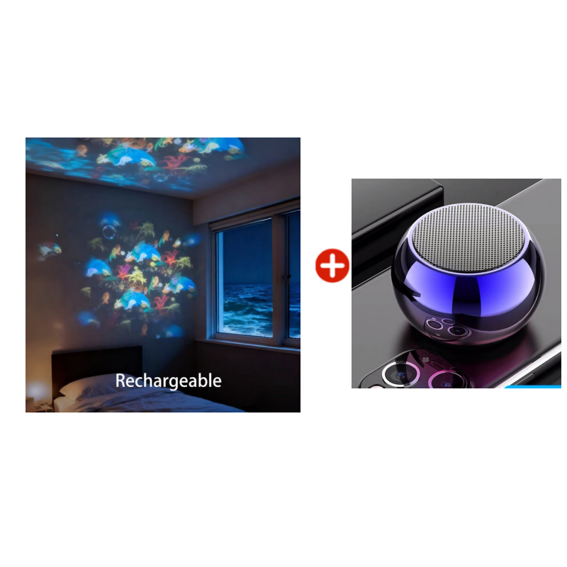 ✨Dynamicky rotujúci LED projektor🌌