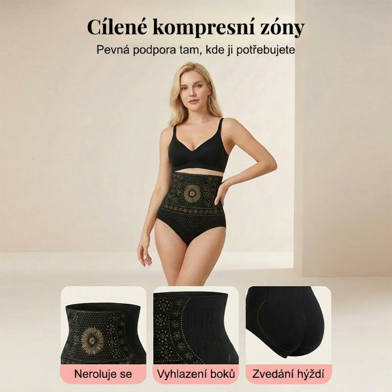 Tvarovací šortky s vysokým pasem