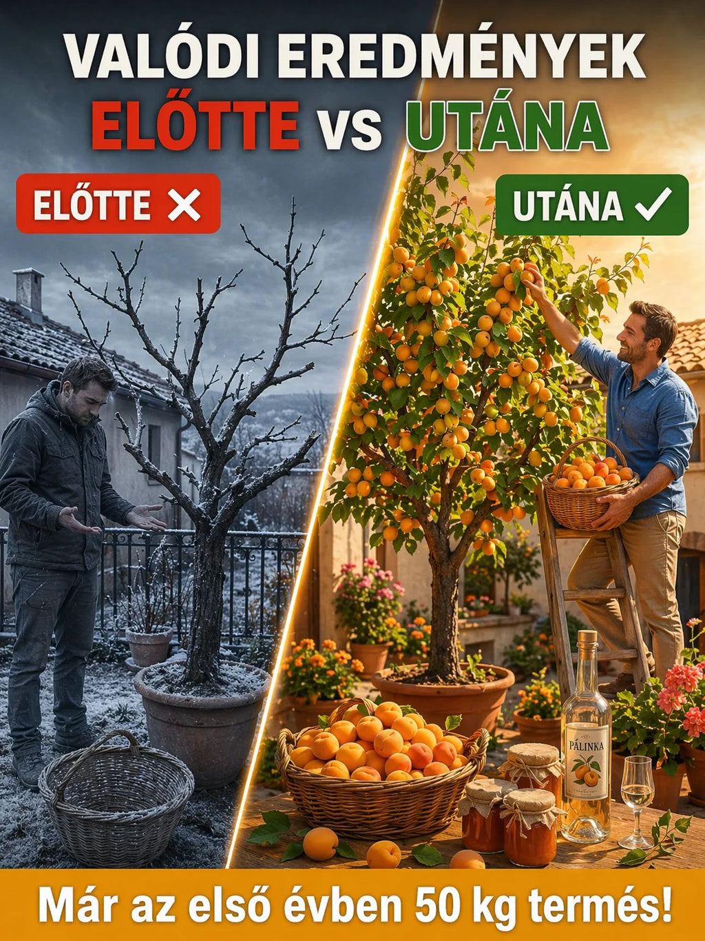 🌳🍑 Sadenica cisárskej marhule, šťavnaté plody, plodenie hneď po vysadení