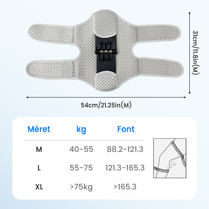 【M–XL】🏃‍♂️Nastaviteľná kolenná ortéza na posilňovanie pri športe