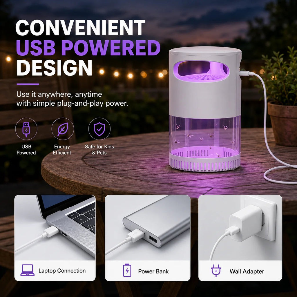 🦟 ZĽAVA 49 %! UV lampa proti komárom – tichá, USB, bez chemikálií. Predaných viac ako 50 000 kusov! 🔇🌙