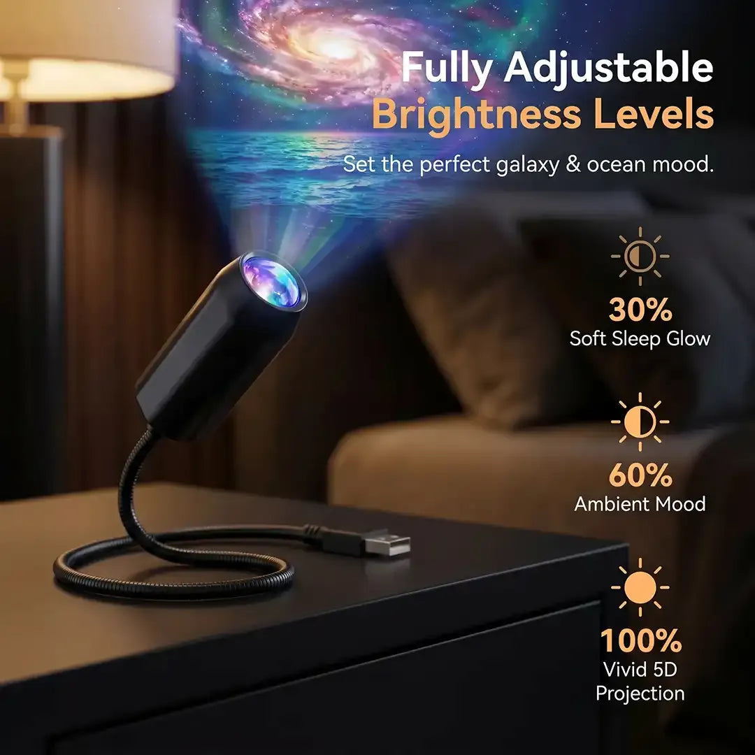 🔥-Nočný svetelný projektor - Smart Holographic Star Projector