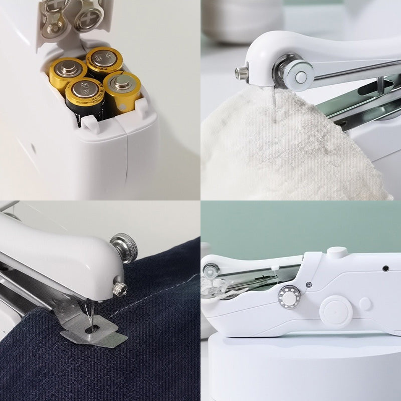 🧵Prenosný mini šijací stroj - elektrický a bezdrôtový