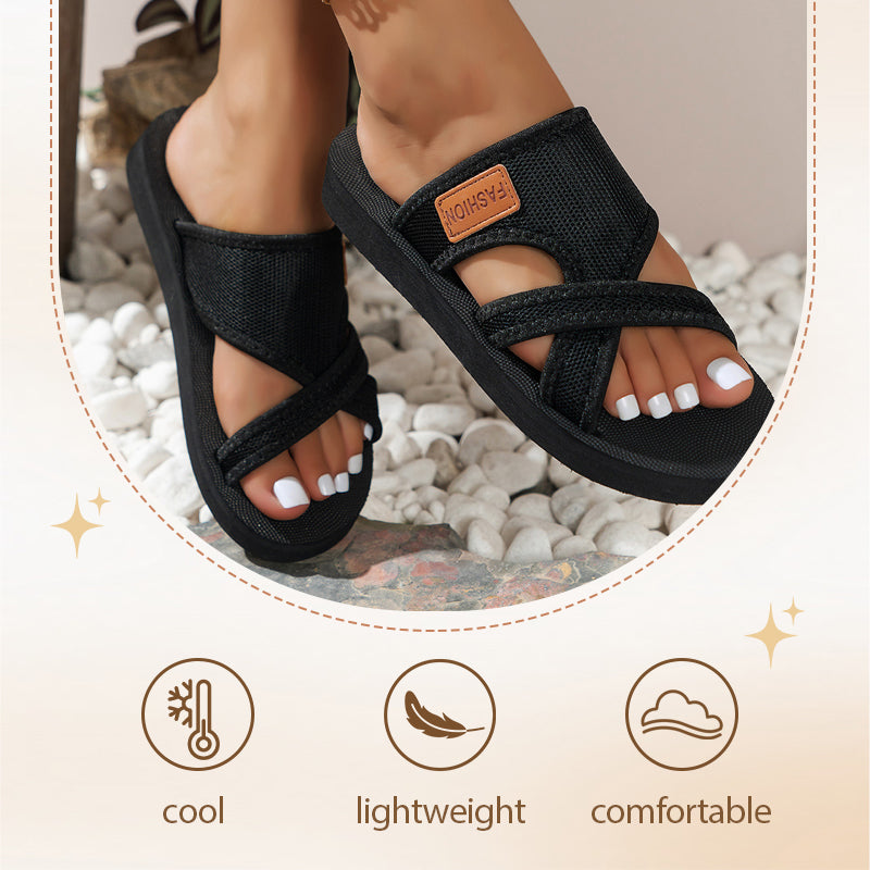 💥Bestseller roku 2026: stylové pantofle s kříženými pásky pro ženy 👡