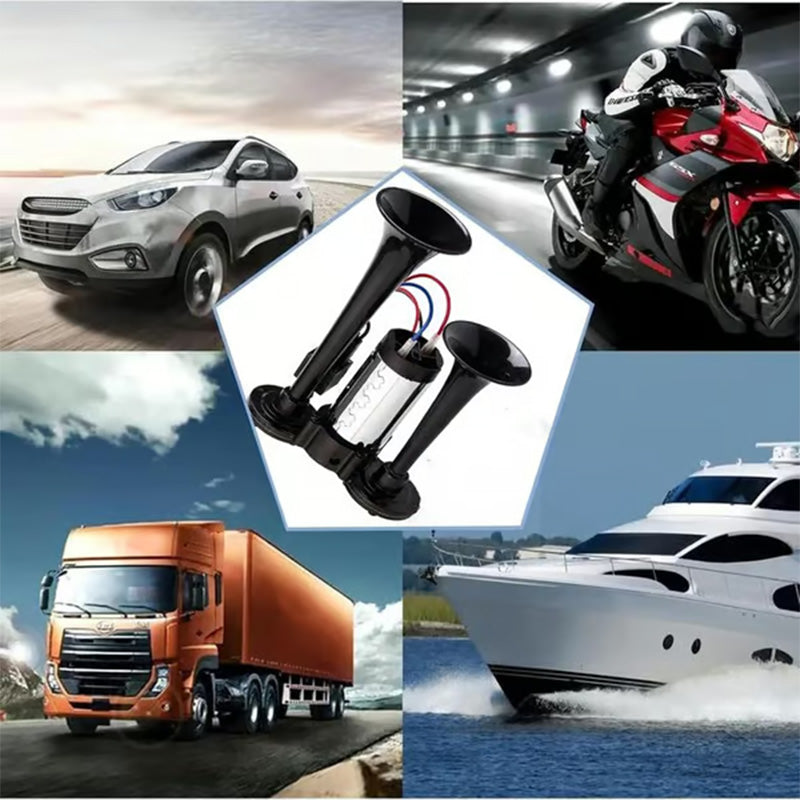 Vzduchová houkačka pro vlaky, nákladní automobily, osobní automobily
