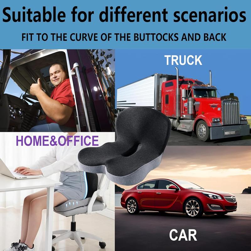 💺Protiskluzové sedadlo z paměťové pěny 💕 Pro maximální pohodlí při řízení