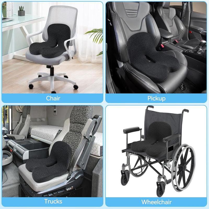 💺Protiskluzové sedadlo z paměťové pěny 💕 Pro maximální pohodlí při řízení