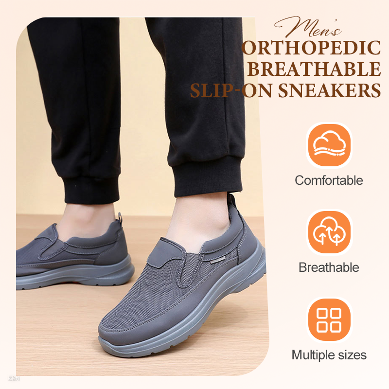 Pánské ortopedické prodyšné slip-on tenisky