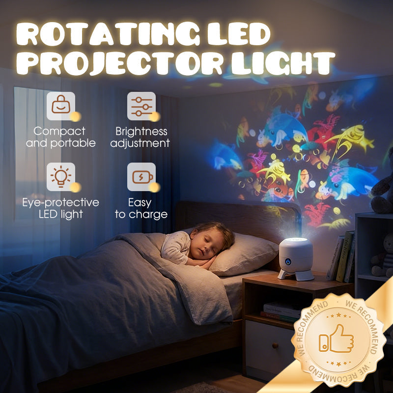✨Dynamicky rotujúci LED projektor🌌