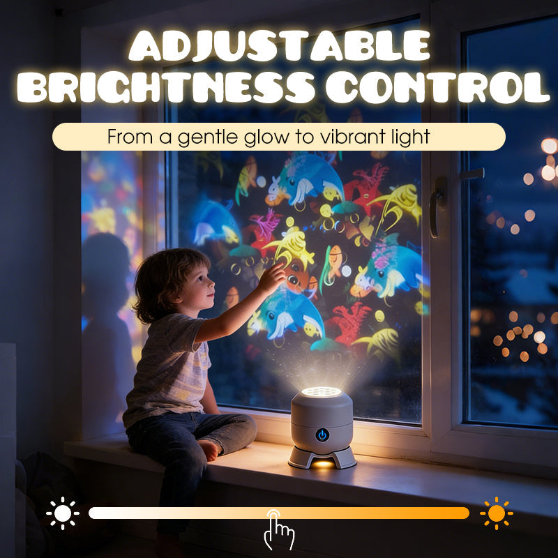 ✨Dynamicky rotujúci LED projektor🌌