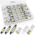 💡 42 kusů, extrémně jasná LED sada vnitřního osvětlení automobilu – Plug & Play aktualizace pro váš automobil✨