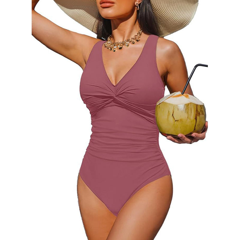 ☀️🏖️Dámské jednodílné plavky, které zdůrazňují pas😍