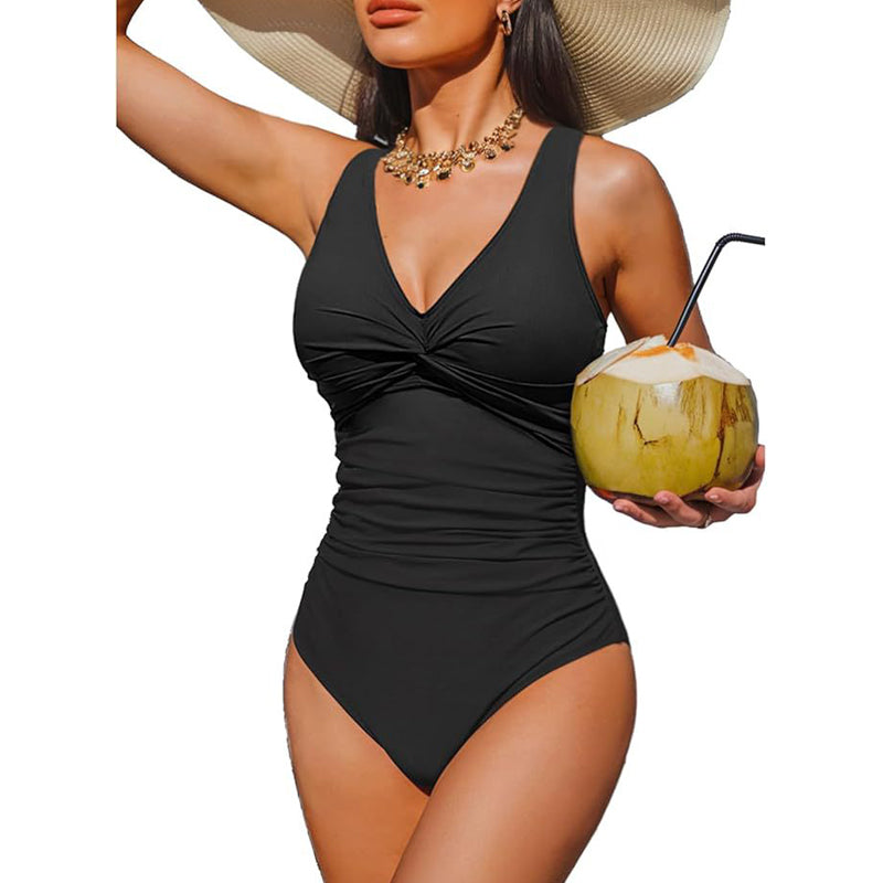 ☀️🏖️Dámské jednodílné plavky, které zdůrazňují pas😍