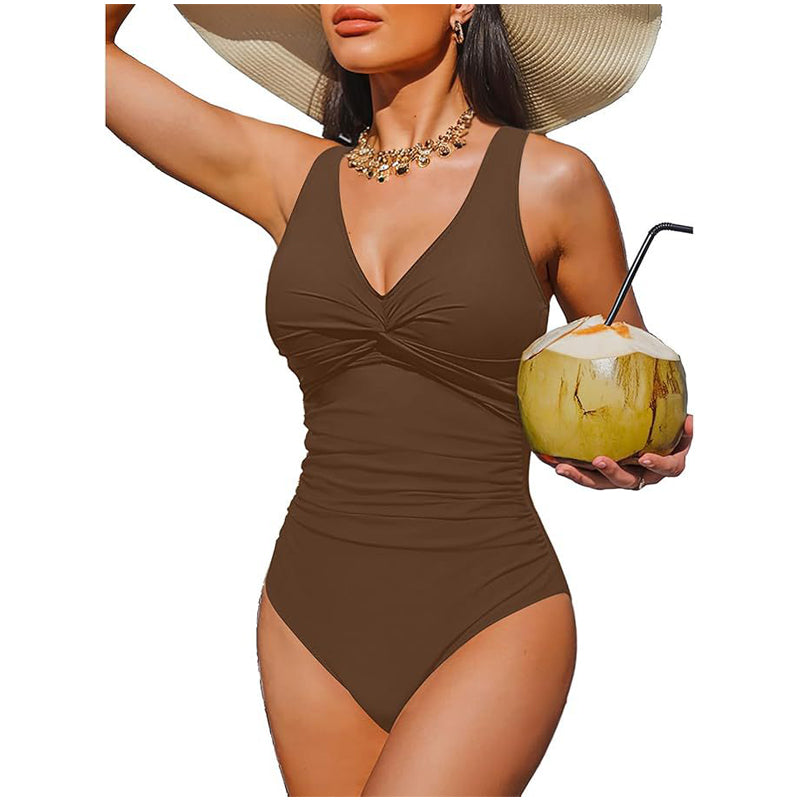 ☀️🏖️Dámské jednodílné plavky, které zdůrazňují pas😍