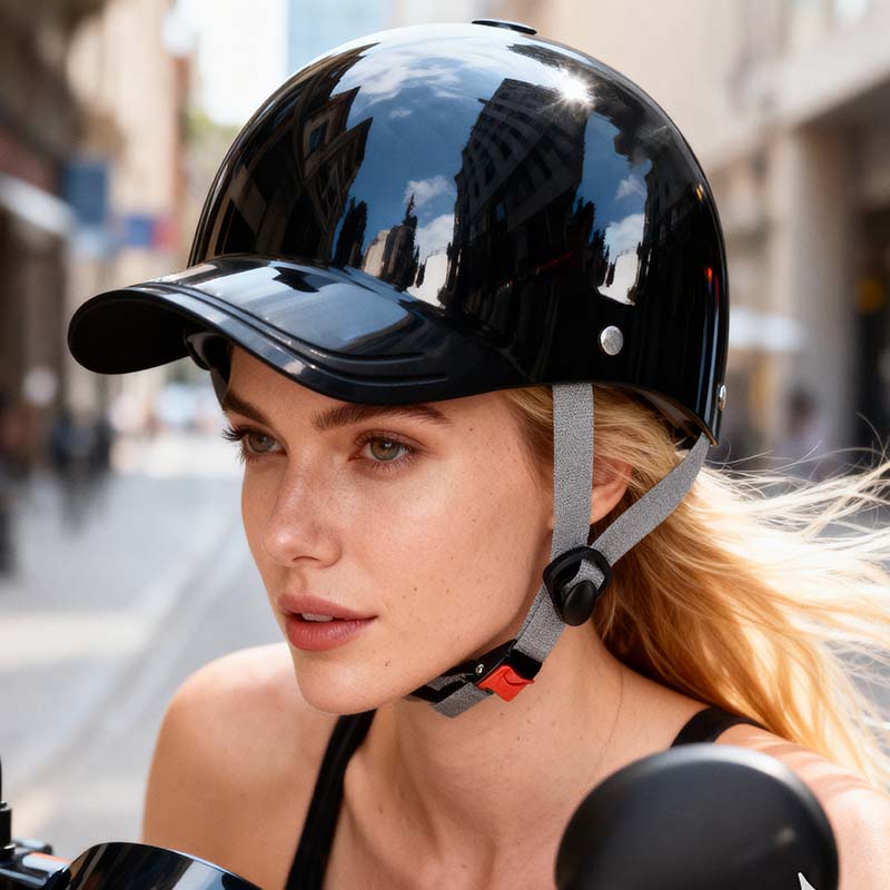 🏍️ Unisexová kšiltovka ve stylu motocyklové helmy – stylová, certifikovaná a prodyšná 🧢✨🛡️
