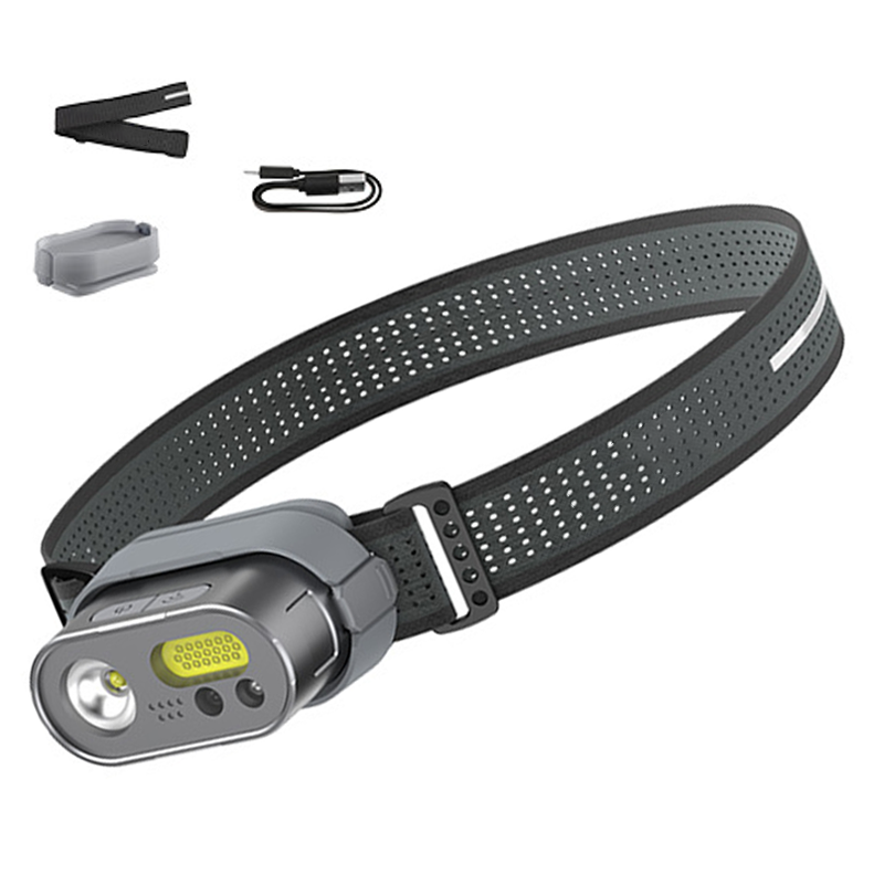 💡 2000 lumenů na volné ruce: multifunkční čelovka s USB-C a snímačem pohybu 🏕️