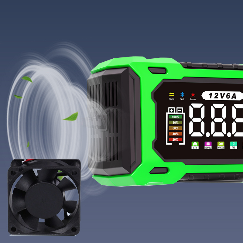⏰🔋 12V, 6A Chytrá nabíječka autobaterií 🚗⚡