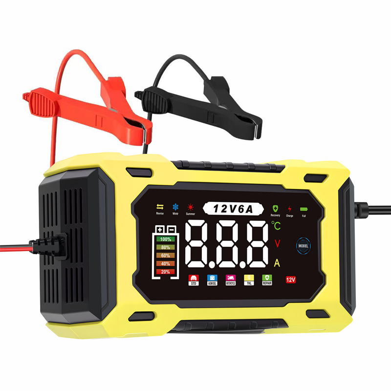 ⏰🔋 12V, 6A Chytrá nabíječka autobaterií 🚗⚡