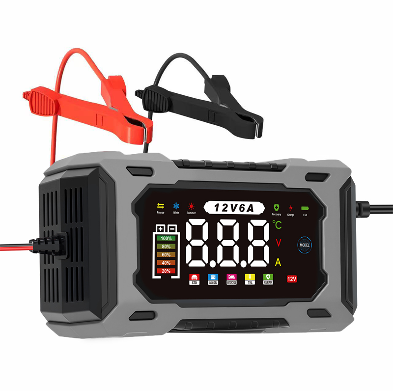 ⏰🔋 12V, 6A Chytrá nabíječka autobaterií 🚗⚡