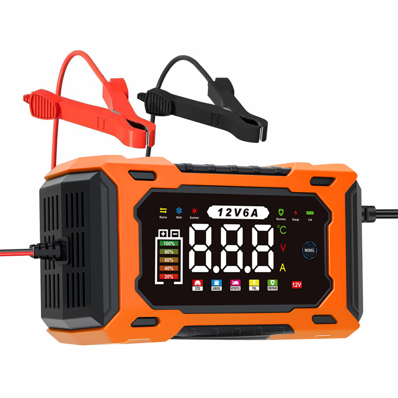 ⏰🔋 12V, 6A Chytrá nabíječka autobaterií 🚗⚡