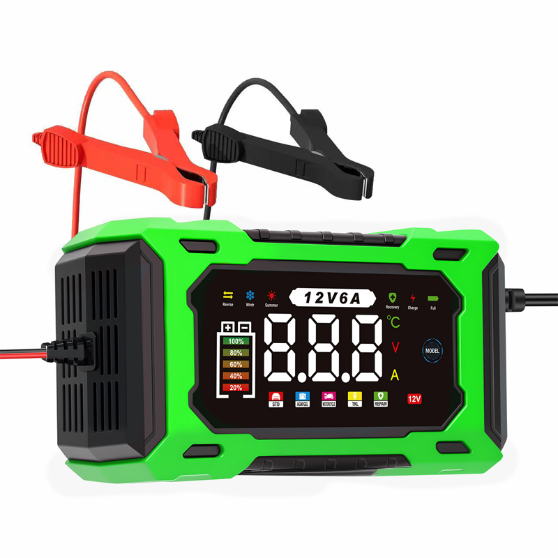 ⏰🔋 12V, 6A Chytrá nabíječka autobaterií 🚗⚡