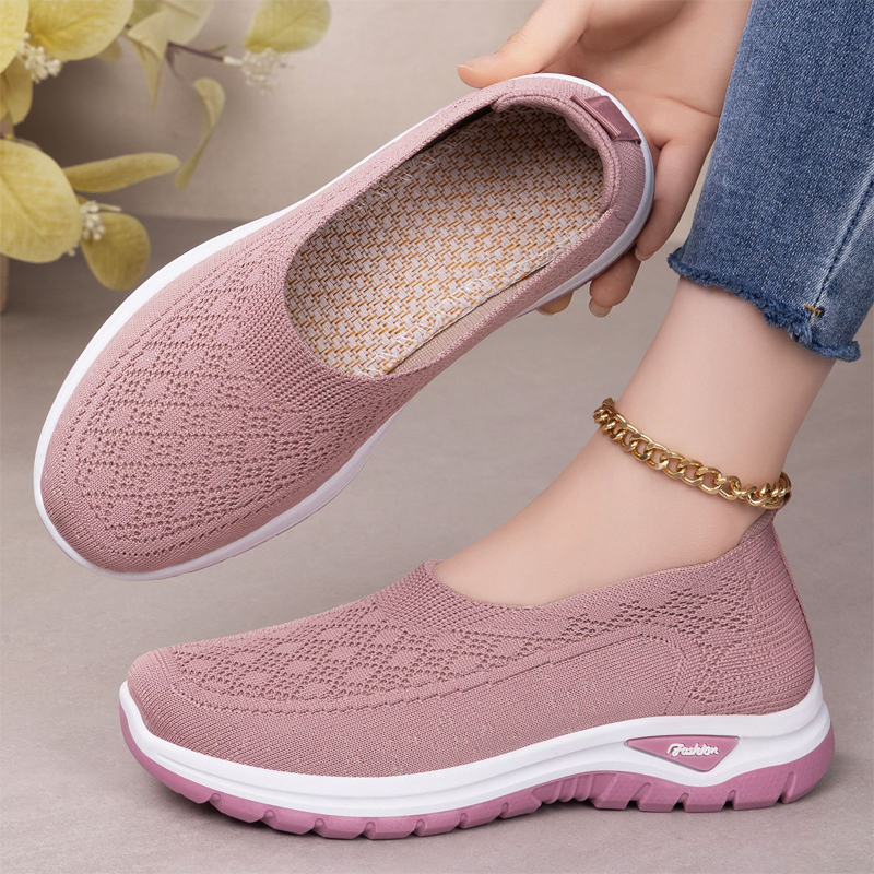 👟 Prodyšné síťované dámské nazouvací boty - Pohodlná obuv na chůzi