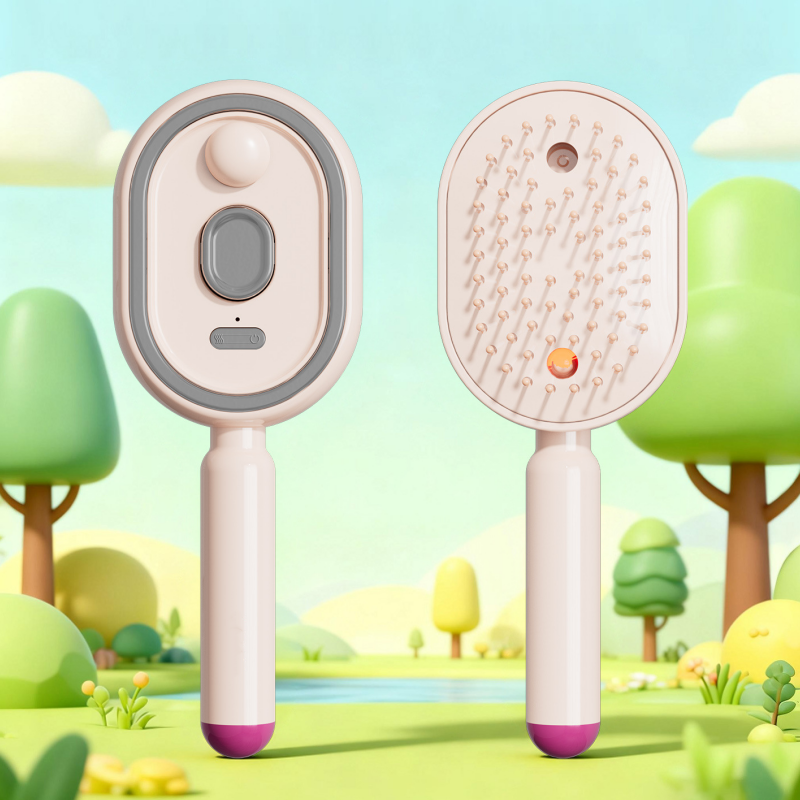 ✨Elektrický zvlhčující masážní hřeben | Zvlhčující hydratace + vysokofrekvenční vibrační masáž