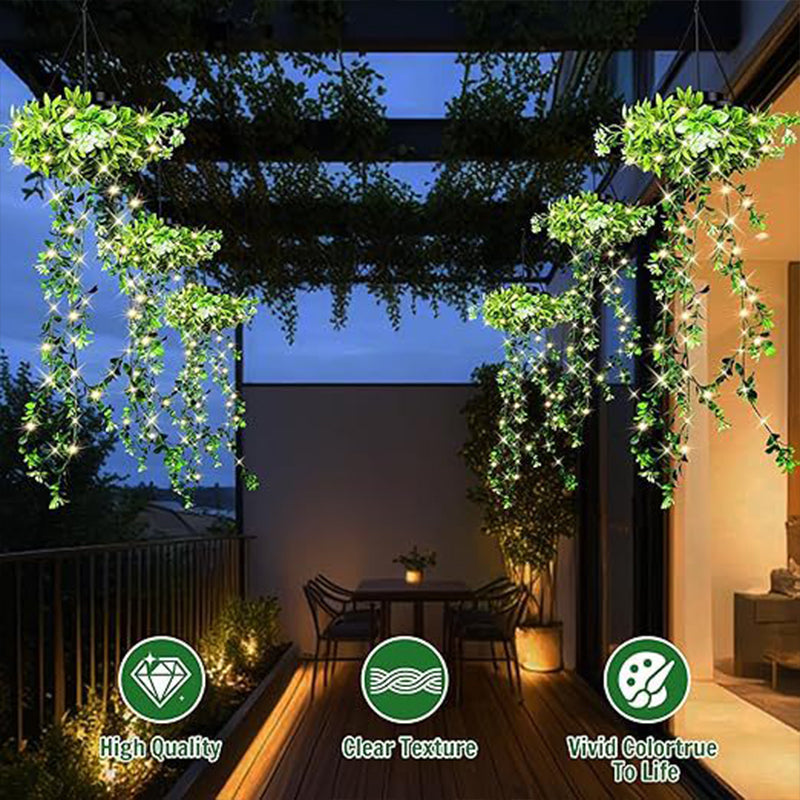 🌿 Solární závěsná lampa z milánské trávy – Skladem & platba na dobírku ☀️💡