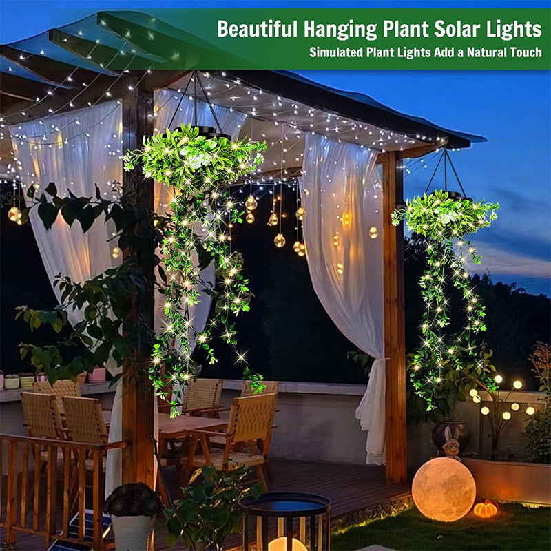 🌿 Solární závěsná lampa z milánské trávy – Skladem & platba na dobírku ☀️💡