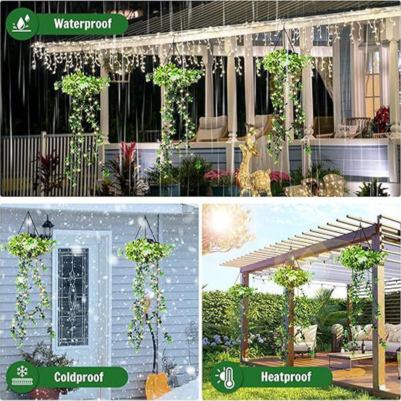 🌿 Solární závěsná lampa z milánské trávy – Skladem & platba na dobírku ☀️💡