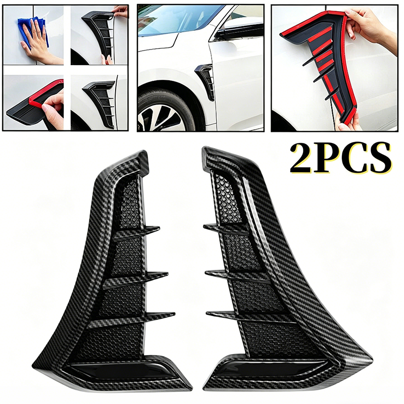 🚗 Dekorativní samolepicí ventilace na boční blatník automobilu – Skladem & platba na dobírku 💨✨